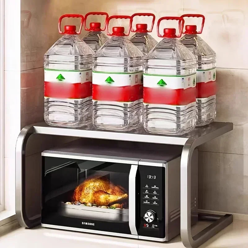 étagère pour micro-ondes en métal argenté effet inox, étagère micro-ondes robuste sans assemblage, support micro-ondes en acier design moderne, étagère micro-ondes solide pour cuisine moderne, rangement micro-ondes argent finition inox luxueuse, étagère de cuisine métallique stable et élégante, étagère de comptoir pour micro-ondes en métal haut de gamme, étagère de cuisine argentée effet inox, étagère de rangement pour micro-ondes et accessoires, étagère cuisine double niveau pour four et vaisselle, organis