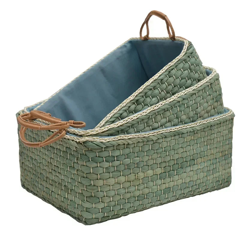 Panier rangement en osier | Verdea™ - Rangement Chic