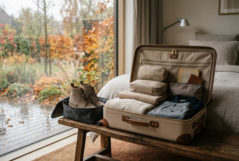 Chaussures et bottines : organiser sa valise pour un week-end pluvieux