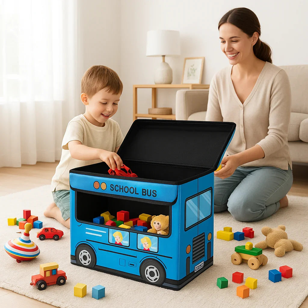 Rangement jouet enfant | MON BUS™ - Rangement Chic