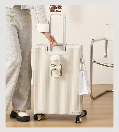 Valise cabine 20 pouces à ouverture frontale avec cadre aluminium et port USB | AirFrame Pro™