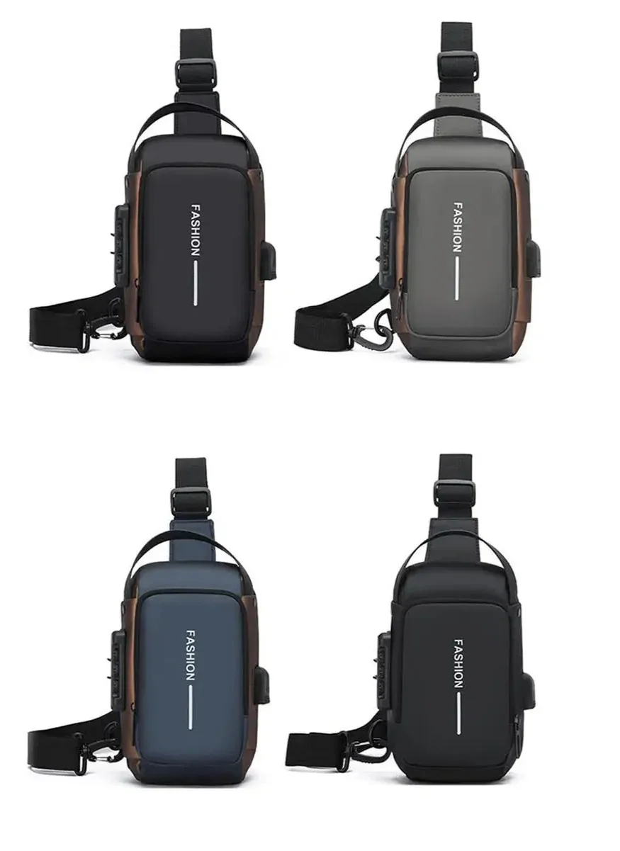 Sac de Poitrine Anti-vol VaultPack™ | Code Secret + Port USB | Homme & Femme. Idéal pour le voyage et la ville. Livraison gratuite ! Achetez-le en confiance.