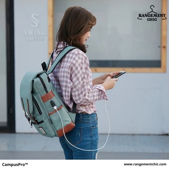 Sac à dos ordinateur | CampusPro™ - Rangement Chic