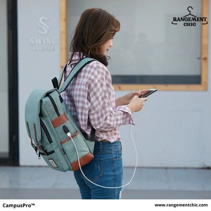 Sac à dos ordinateur | CampusPro™ - Rangement Chic
