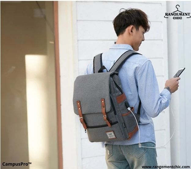 Sac à dos ordinateur | CampusPro™ - Rangement Chic