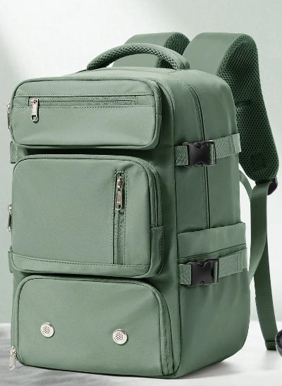 Sac à dos voyage cabine Ryanair 40x20x25 conforme bagage à main, grande capacité avec compartiment chaussures respirant et compartiment ordinateur portable – Rangement Chic