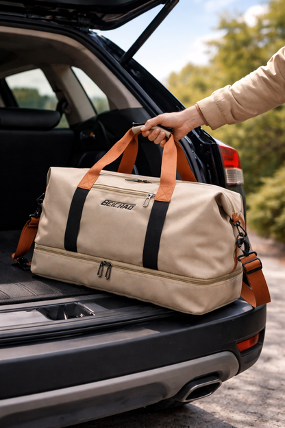 Sac de voyage AeroFlex™ grand volume avec compartiment chaussures, sac de sport et voyage cabine polyvalent en tissu Oxford résistant, idéal week-end et déplacements professionnels