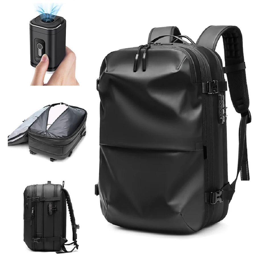 Sac a dos compression sous vide | Évasion Slim™ - Rangement Chic