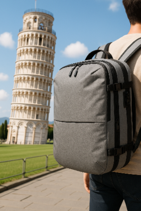 Sac a dos compression sous vide | Évasion Slim™ - Rangement Chic