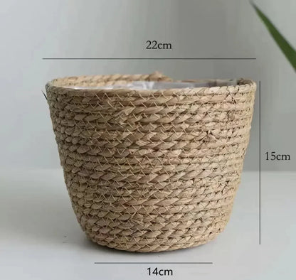 Panier en osier | VerduraBloom™ - Rangement Chic vpanier en osier avec couvercle, panier osier rangement jardin, corbeille vannerie naturelle, panier wicker pour plantes, solution rangement osier exterieur, panier en osier deco maison, corbeille osier avec couvercle durable, vannerie pour pot fleurs, panier osier polyvalent ecolo, rangement en paille couvercle
