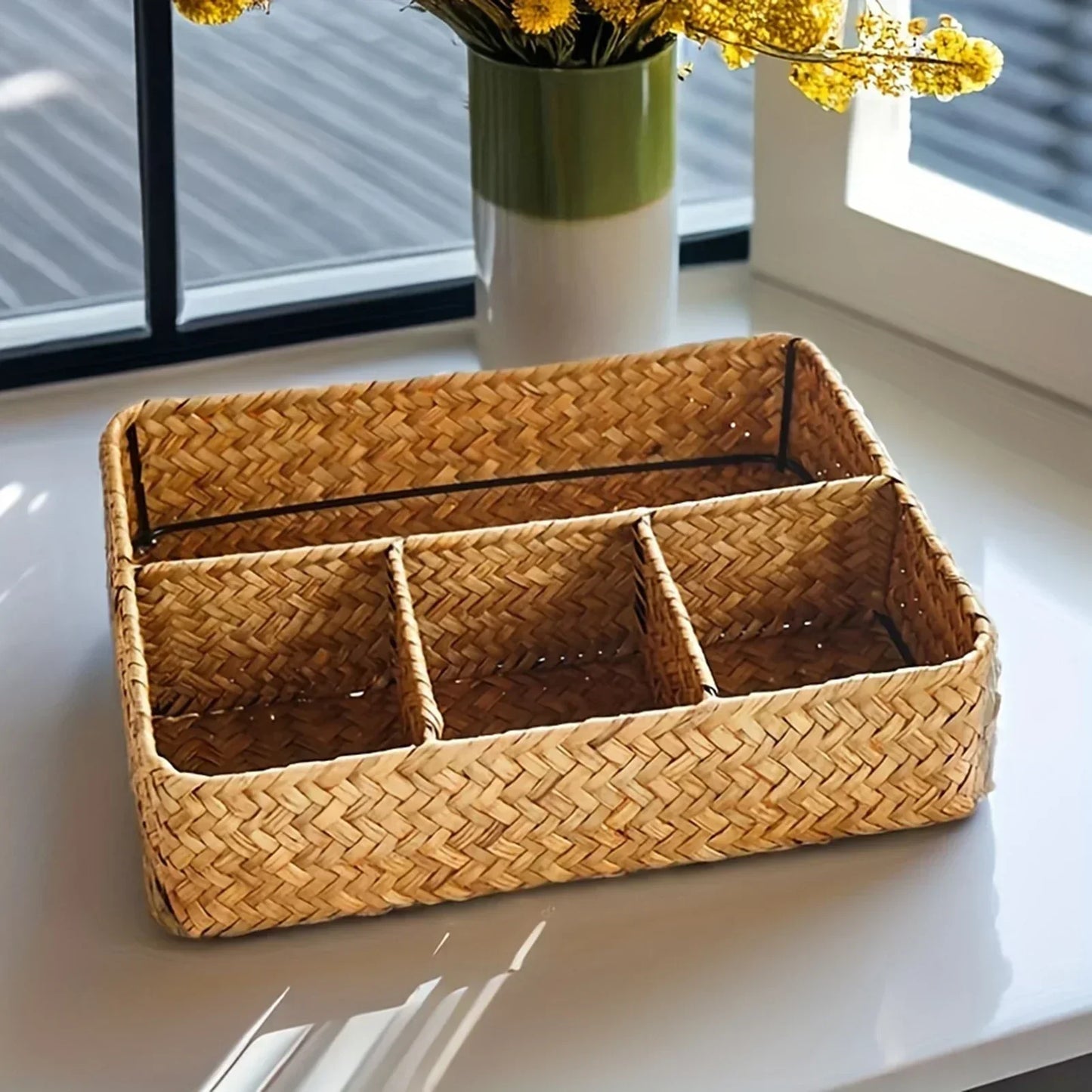 Paniers en osier pour rangement | QuadraBaskets™ - Rangement Chic