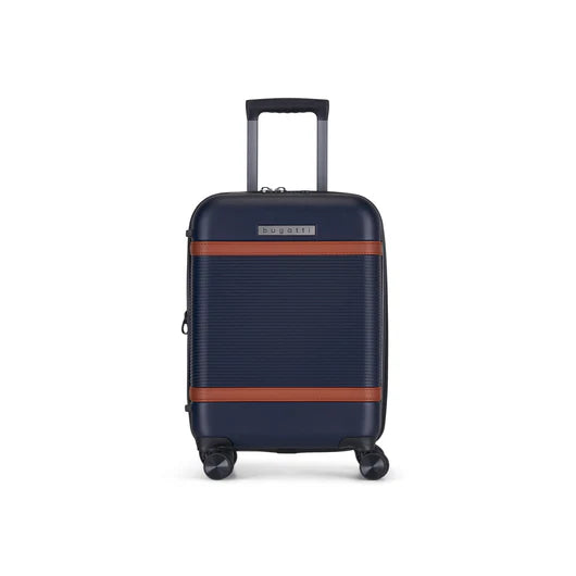Valise cabine Bugatti Wellington avec 8 roues 360° et finitions vegan leather