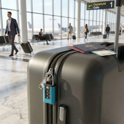 Cadenas TSA accroche a un sac a dos pour proteger les affaires en voyage