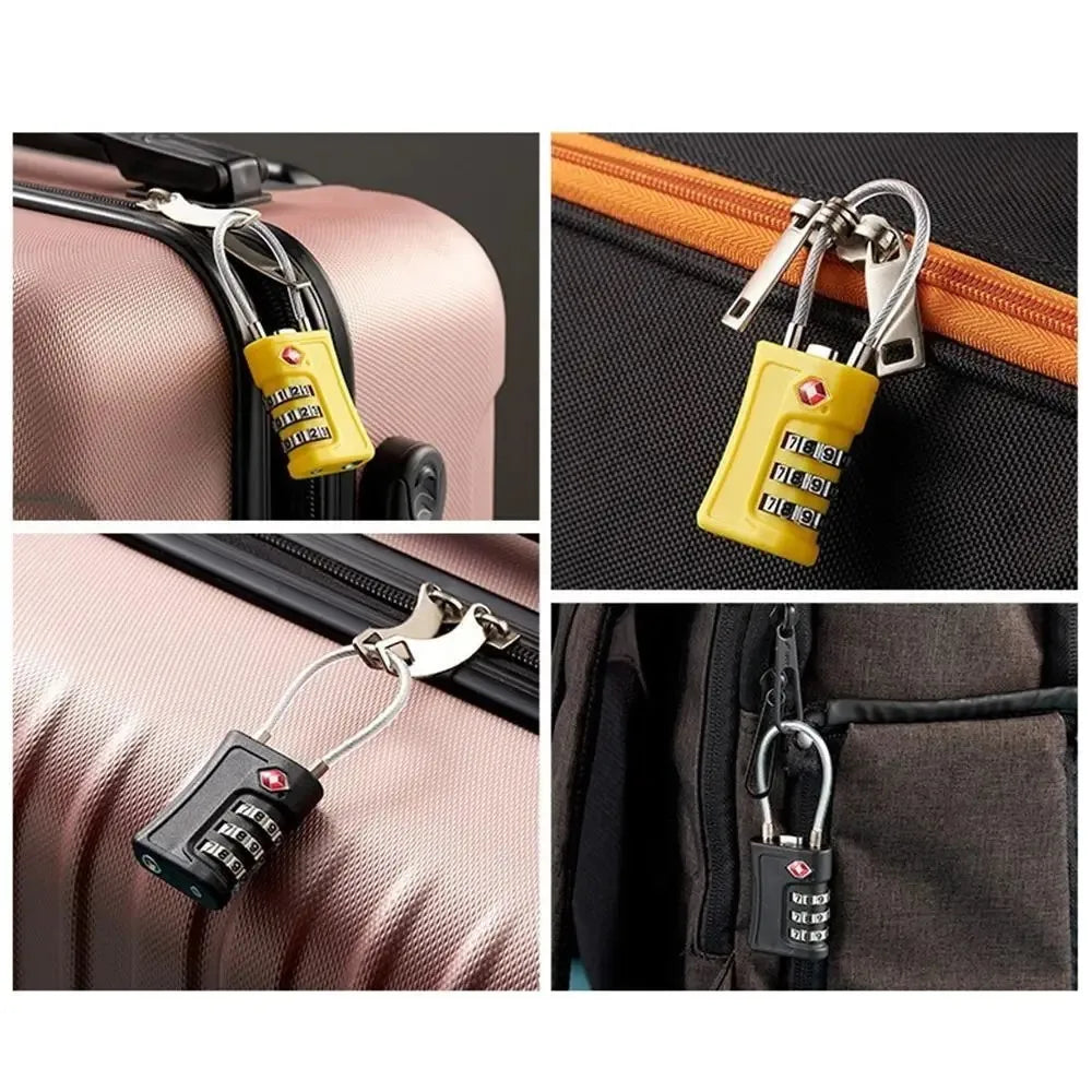 Cadenas TSA pour valise cabine utilise en voyage avion avec fermeture securisee