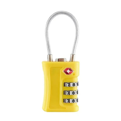 Cadenas TSA pour valise disponible en jaune