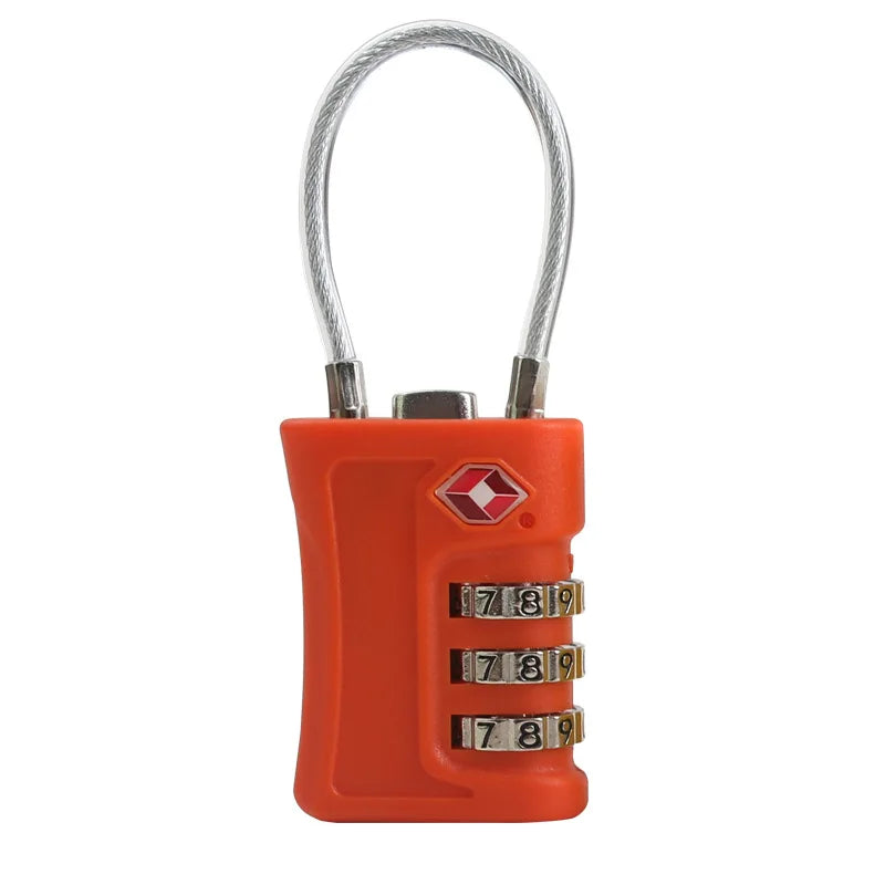 Cadenas TSA pour valise disponible en orange