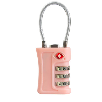 Cadenas TSA pour valise disponible en rose poudré