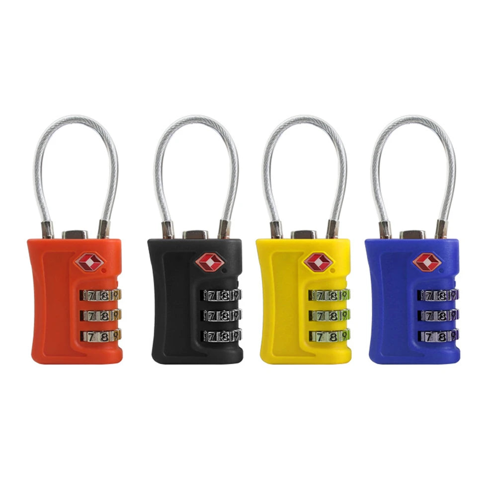 Cadenas TSA pour valise disponible en plusieurs couleurs avec code a 3 chiffres