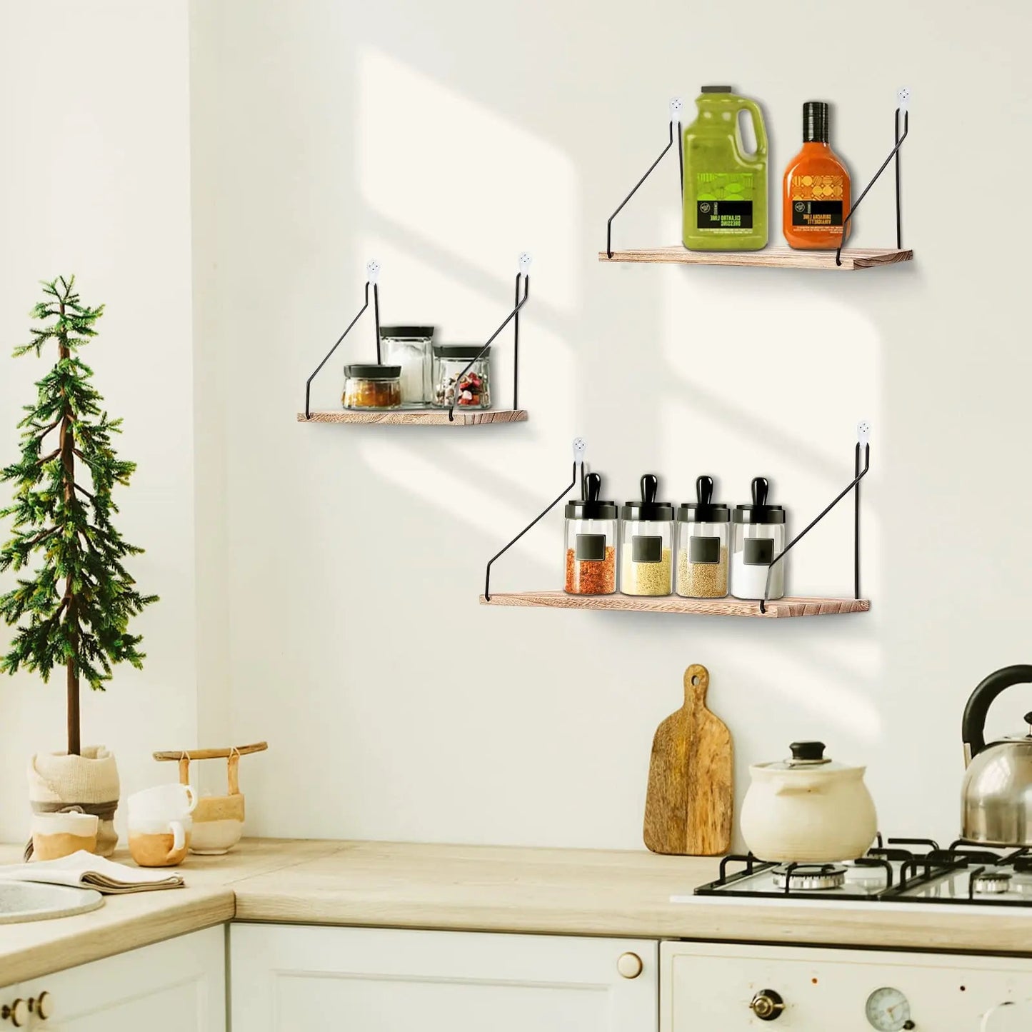 Étagère murale bois | Mur Harmonie™ - Rangement Chic