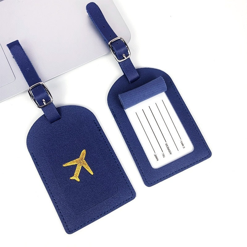 Etiquette bagage voyage Tagsecure Bleu