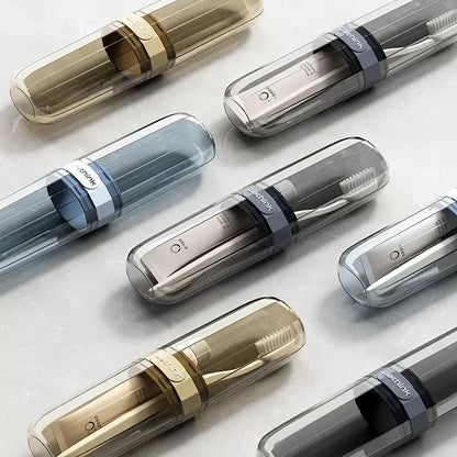 etui brosse a dent portable pour voyage avec rangement hygienique et format valise cabine
