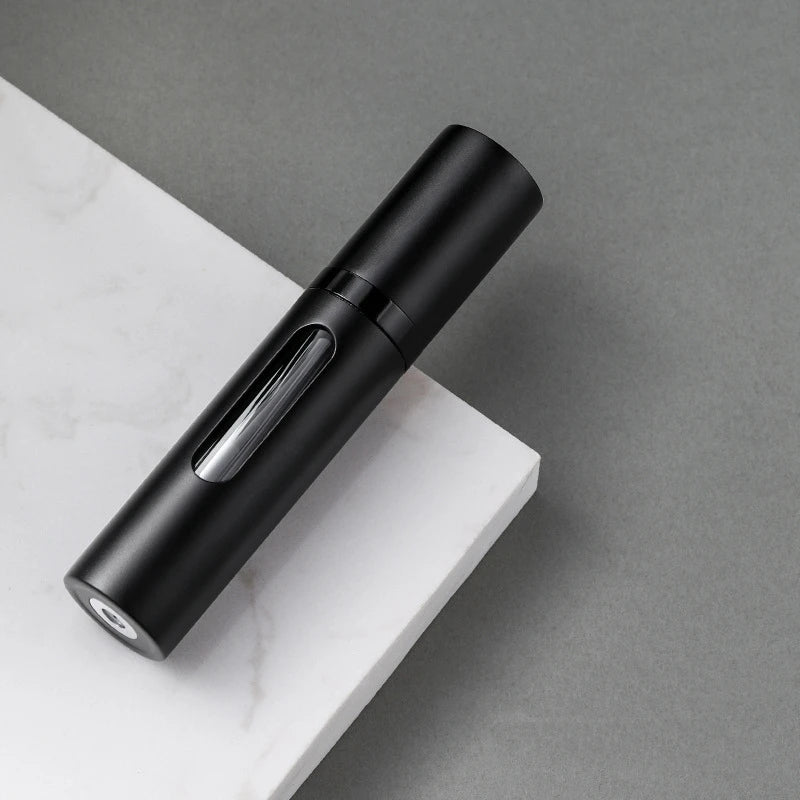 flacon voyage parfum rechargeable en verre 8ml avec pompe spray atomiseur portable conteneur cosmetique vide mini bouteille parfum pour avion et deplacement