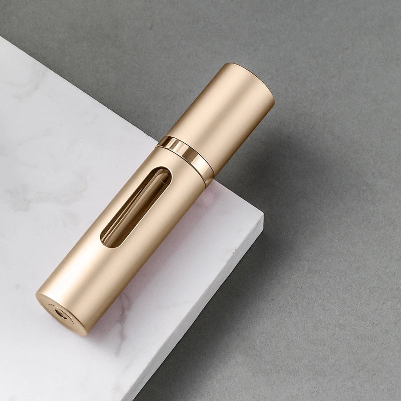 flacon voyage parfum rechargeable en verre 8ml avec pompe spray atomiseur portable conteneur cosmetique vide mini bouteille parfum pour avion et deplacement