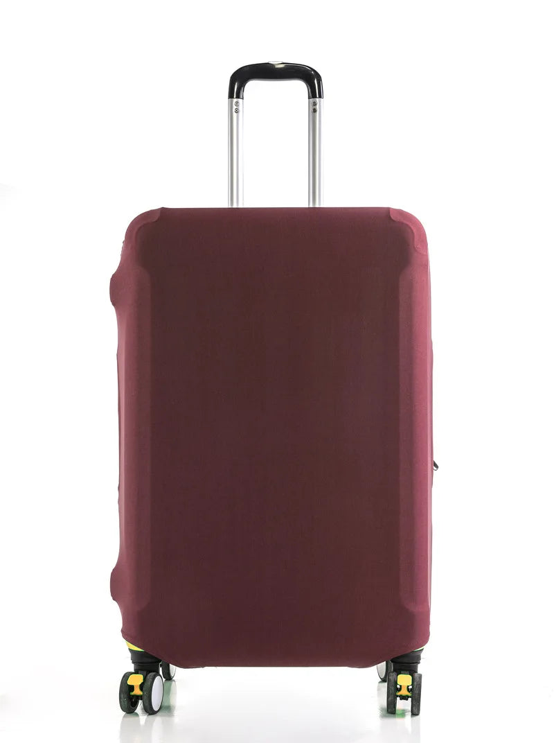 Housse pour valise FlexiGuard extensible protégeant efficacement les bagages contre rayures, saleté et usure lors des voyages en avion ou en train