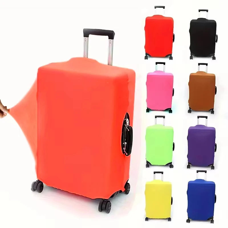 Housse pour valise FlexiGuard extensible protégeant efficacement les bagages contre rayures, saleté et usure lors des voyages en avion ou en train