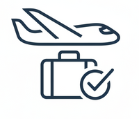 Icône Compatible cabine avion