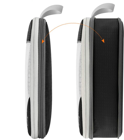 Organisateur de voyage valise TravelPack™, cubes de rangement compressibles pour vêtements, chaussures et accessoires, idéal voyage et rangement maison.