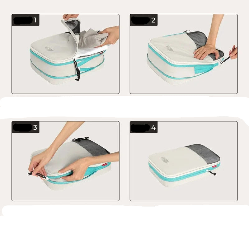 Organisateur de voyage pour valise extensible et compressible accessoires de rangement haute qualité pour voyages courts et longs