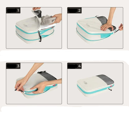 Organisateur de voyage pour valise extensible et compressible accessoires de rangement haute qualité pour voyages courts et longs