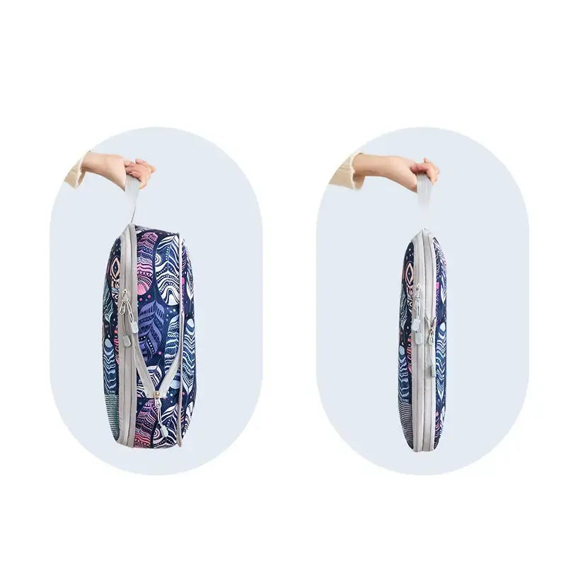 Organisateur de valise compression Élégance Voyage avec système de compression manuelle, set de 4 sacs pour optimiser l’espace en valise cabine et organiser efficacement les vêtements