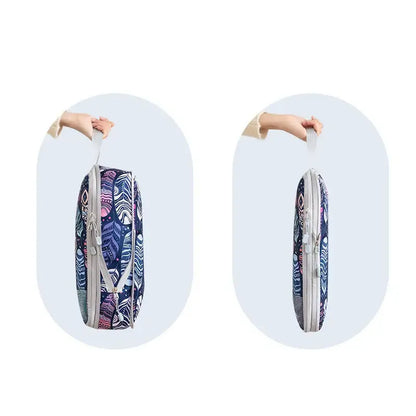 Organisateur de valise compression Élégance Voyage avec système de compression manuelle, set de 4 sacs pour optimiser l’espace en valise cabine et organiser efficacement les vêtements