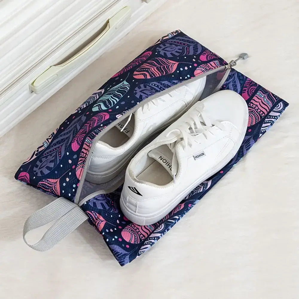 Organisateur de valise compression Élégance Voyage avec système de compression manuelle, set de 4 sacs pour optimiser l’espace en valise cabine et organiser efficacement les vêtements