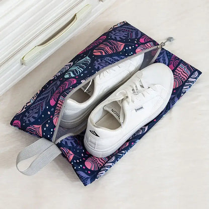 Organisateur de valise compression Élégance Voyage avec système de compression manuelle, set de 4 sacs pour optimiser l’espace en valise cabine et organiser efficacement les vêtements