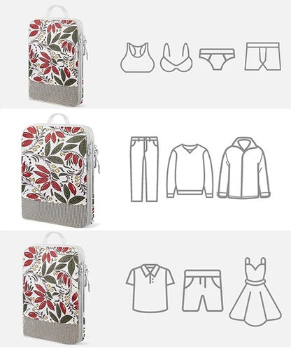 Organisateur de valise étanche premium avec sacs de rangement imperméables, set de 4 organisateurs de voyage résistants pour vêtements, chaussures et accessoires, optimisation de l’espace en valise cabine et soute