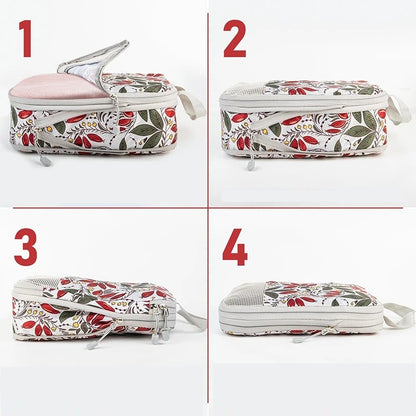 Organisateur de valise étanche premium avec sacs de rangement imperméables, set de 4 organisateurs de voyage résistants pour vêtements, chaussures et accessoires, optimisation de l’espace en valise cabine et soute