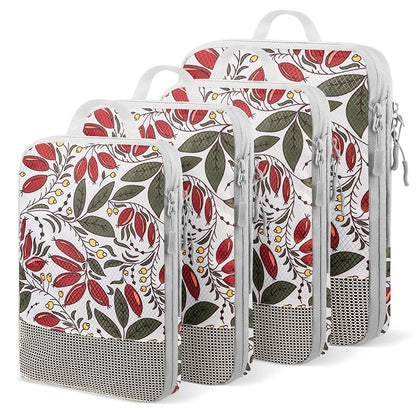 Organisateur de valise étanche premium avec sacs de rangement imperméables, set de 4 organisateurs de voyage résistants pour vêtements, chaussures et accessoires, optimisation de l’espace en valise cabine et soute