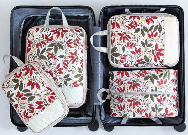 Organisateur de valise étanche premium avec sacs de rangement imperméables, set de 4 organisateurs de voyage résistants pour vêtements, chaussures et accessoires, optimisation de l’espace en valise cabine et soute