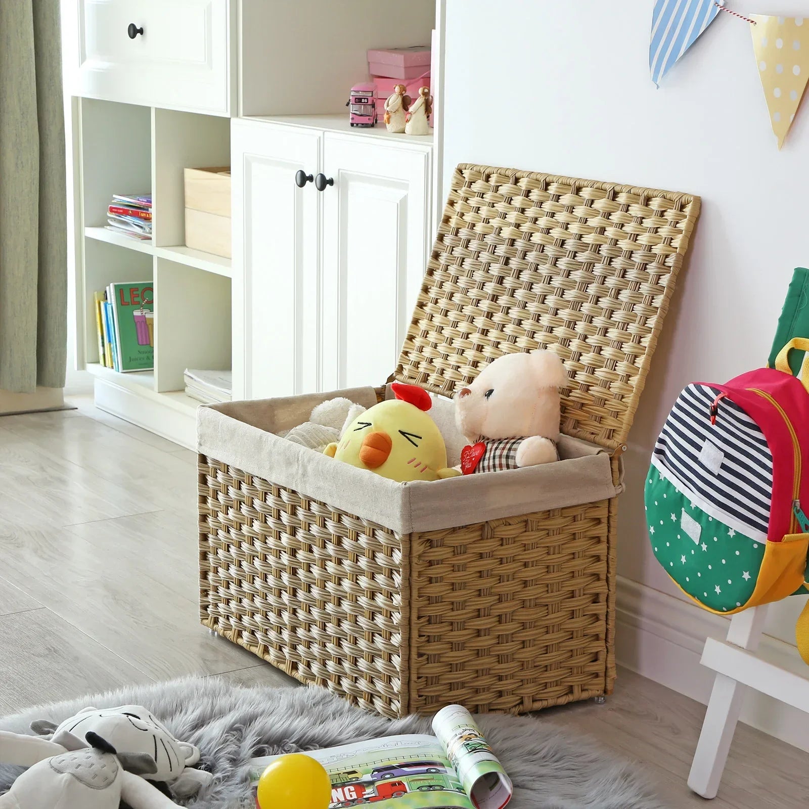 Panier à linge osier | EcoTress™ - Rangement Chic