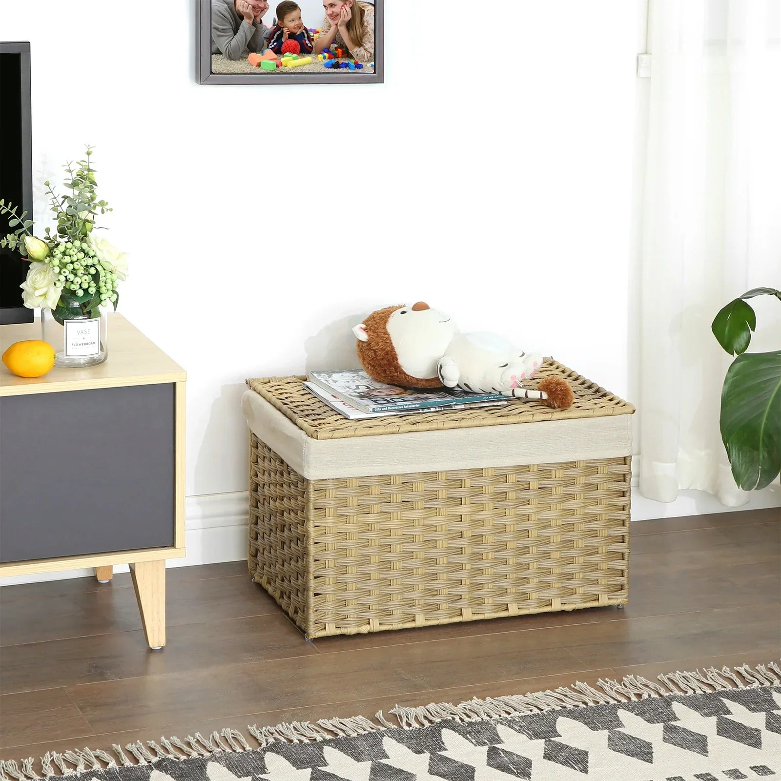 Panier à linge osier | EcoTress™ - Rangement Chic