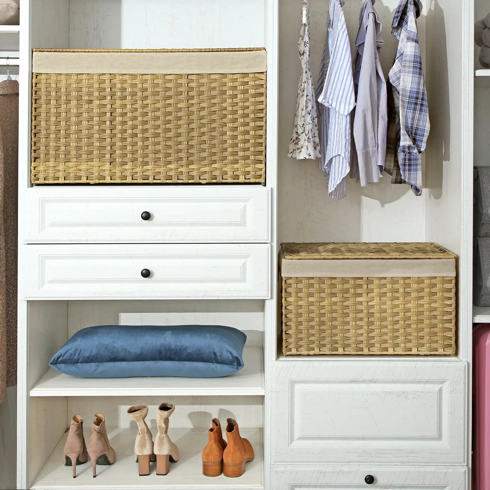 Panier à linge osier | EcoTress™ - Rangement Chic