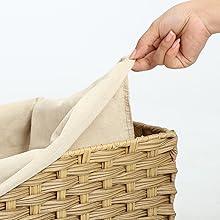Panier à linge osier | EcoTress™ - Rangement Chic