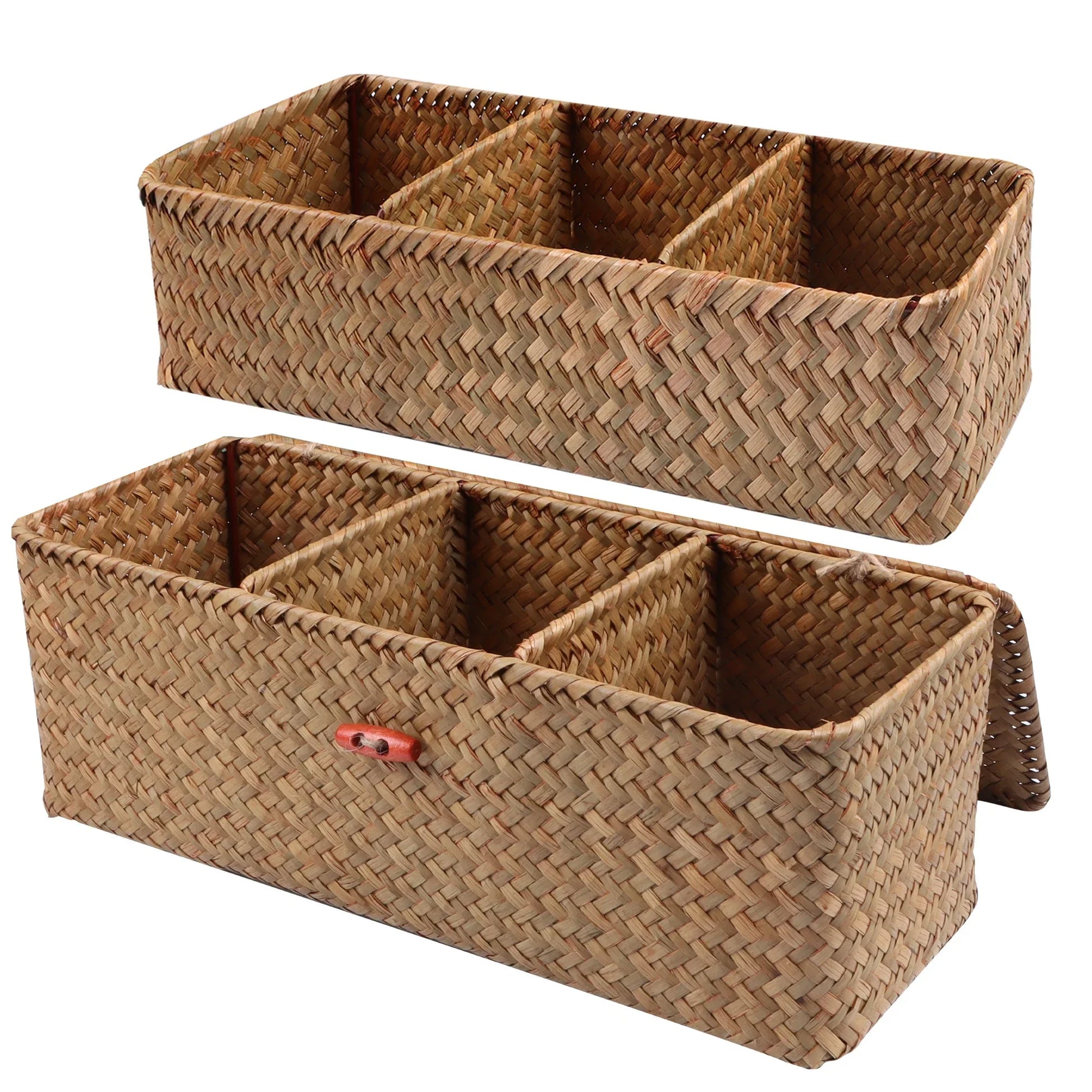 Panier en osier avec couvercle | OsierBox™ - Rangement Chic