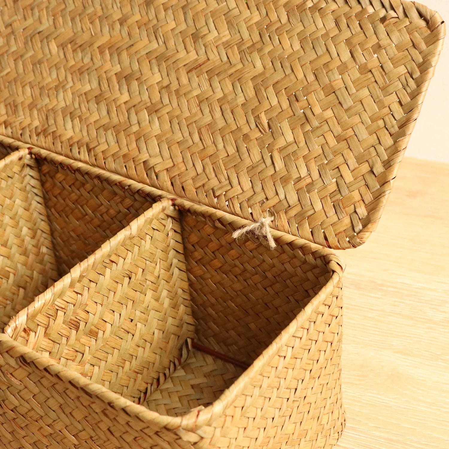 Panier en osier avec couvercle | OsierBox™ - Rangement Chic