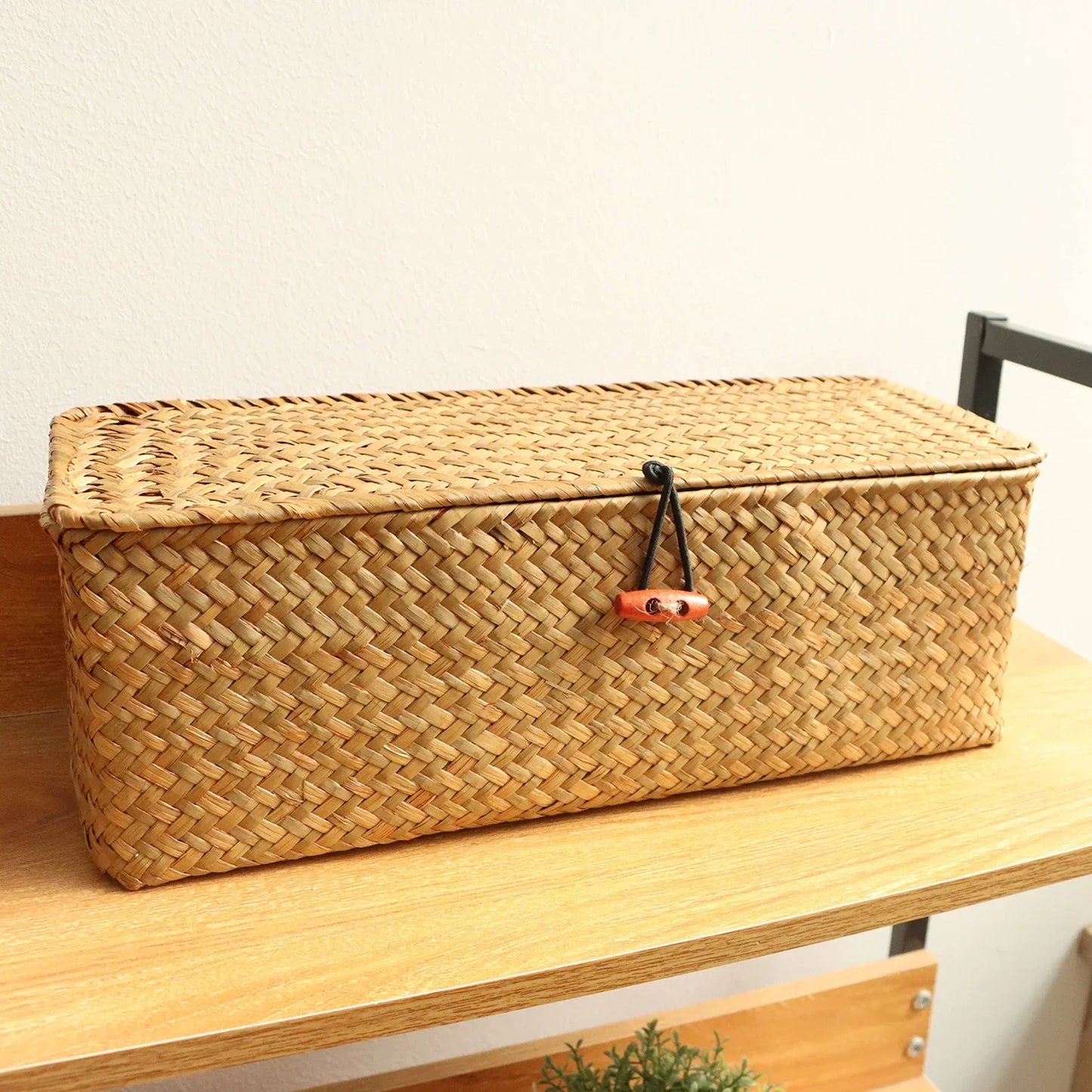 Panier en osier avec couvercle | OsierBox™ - Rangement Chic
