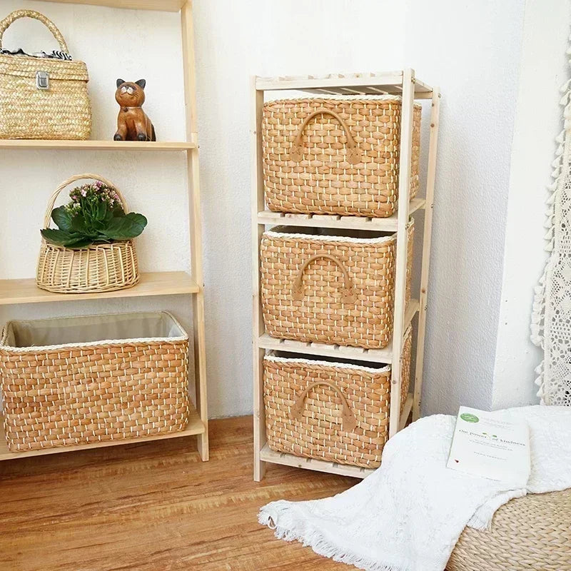 Panier rangement en osier | Organia™ - Rangement Chic