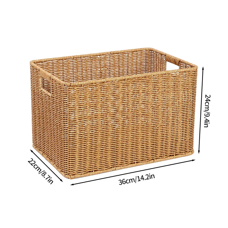 Panier en jonc de mer Raffinéa rangementchic.com panier rangement maison